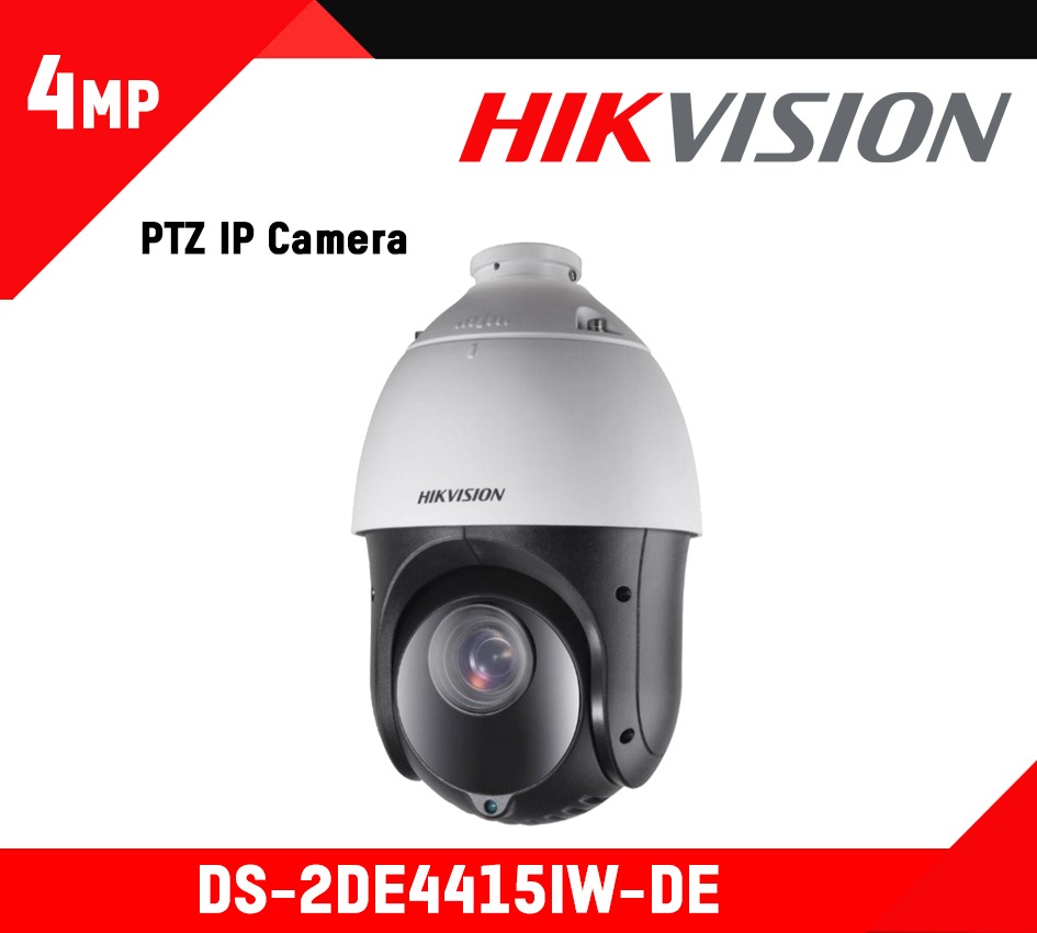 Camera IP Speed Dome 4MP HIKVISION DS-2DE4415IW-DE (T5) Zoom Quang 15X, POE và khe thẻ nhớ - hàng chính hãng