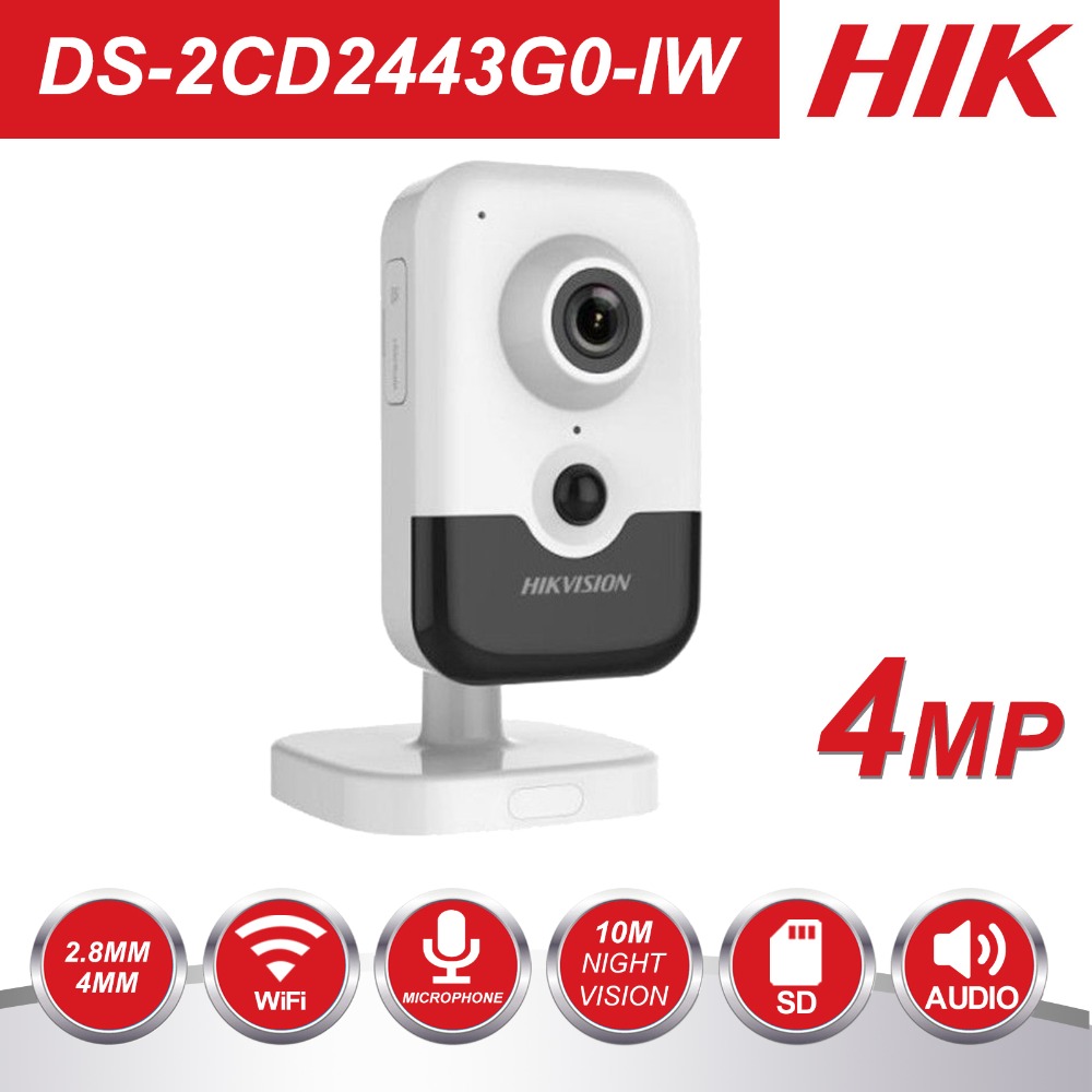 Camera IP Cube HIKVISION DS-2CD2443G2-I 4MP 2K đàm thoại 2 chiều - hàng chính hãng