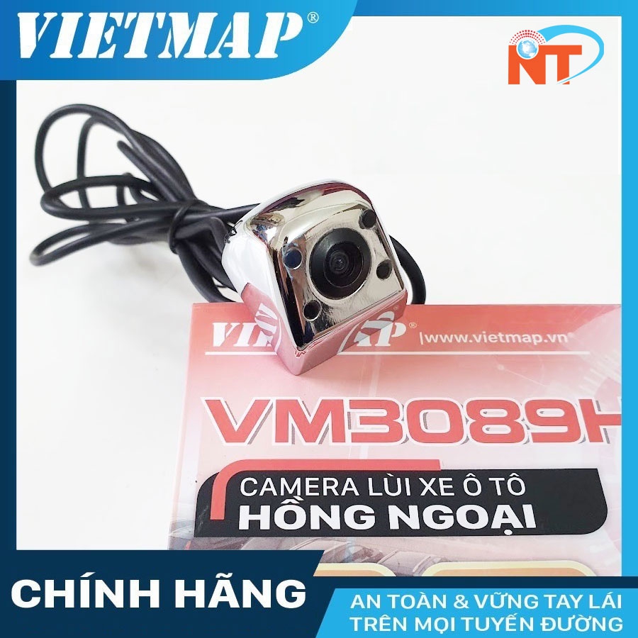 Camera lùi hồng ngoại VIETMAP VM3089HN cho xe ô tô (bản nâng cấp mới nhất năm 2022) hàng chính hãng